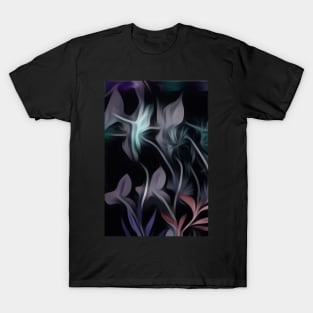 Abstract colourful aesthetic beautiful dream love romantic gothic dark design vintage floreal fantasy T-Shirt